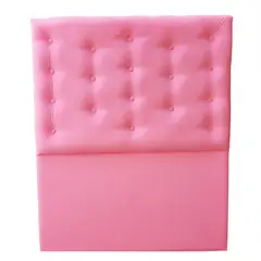 GENERICO - Respaldo 1 Plaza Rosa Botón a piso Muebles Rimar