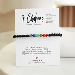 GENERICO - Pulsera Unisex - 7 chakras