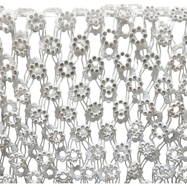 GARSIL - Crop Top Tipo Malla Con Brillos Polera Para Mujer Ajustable