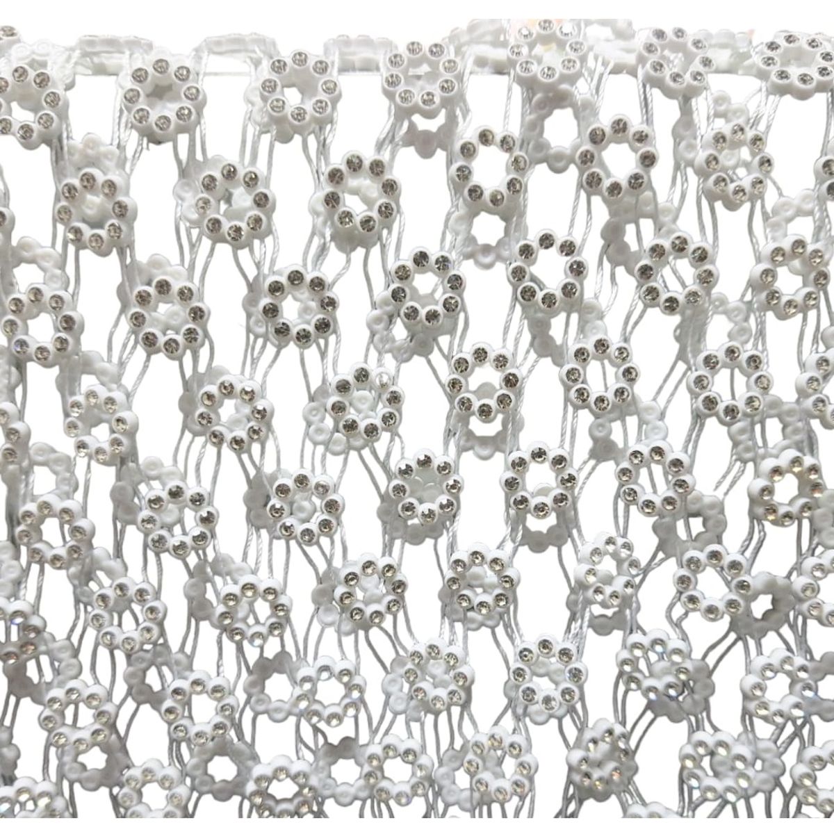 GARSIL - Crop Top Tipo Malla Con Brillos Polera Para Mujer Ajustable