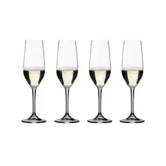 RIEDEL - VIVANT SET 4 COPAS FLAUTA