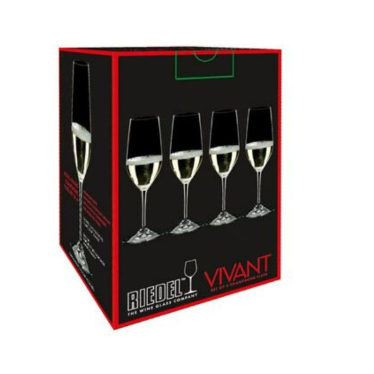 RIEDEL - RIEDEL VIVANT SET 4 COPAS FLAUTA
