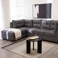 SECCIONAL BUDAPEST TELA GRIS