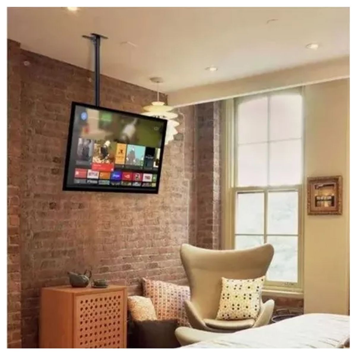 GENERICO - Soporte Tv Techo O Pared Ajustable Base 26  A 60