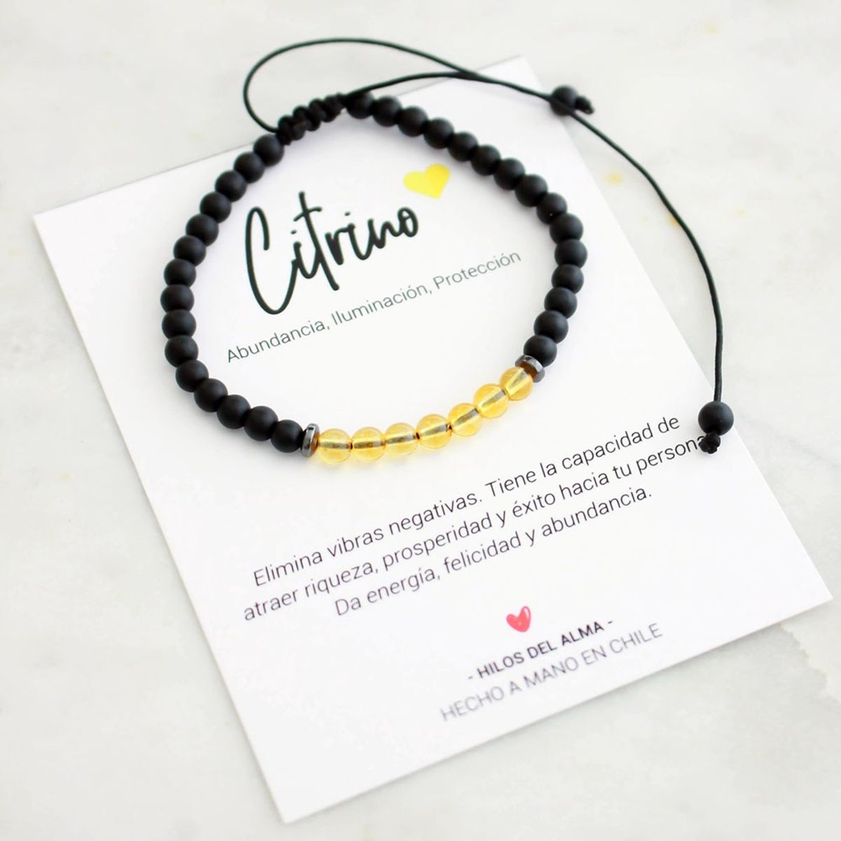 GENERICO - Pulsera Unisex - Citrino
