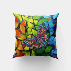 ARTE CONSENTIDO - PINTURA CON DIAMANTES FUNDA COJÍN MARIPOSA