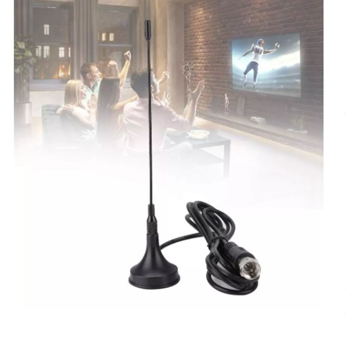 GENERICO - Mini Antena Para Tv Antena Digital 10db Receptor Señal Atsc