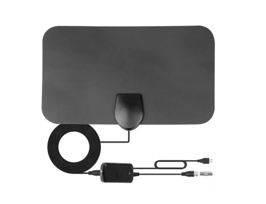 GENERICO Antena Tv Hd Digital Abierta Interior Con Amplificador