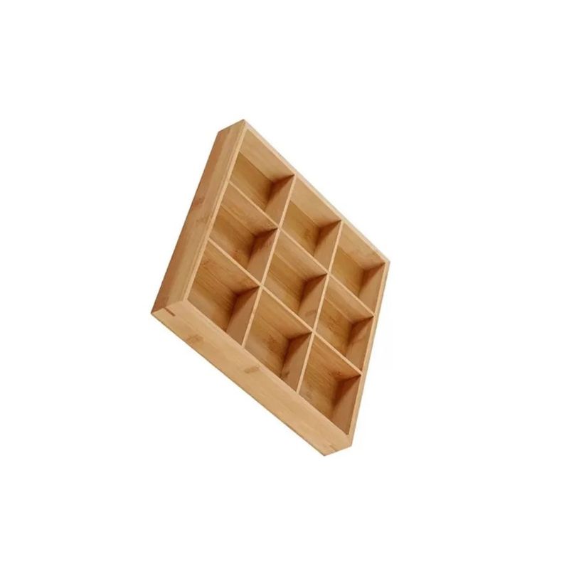 GENERICO - Bandeja De Madera Dividida Bandeja Para Servir Multiple