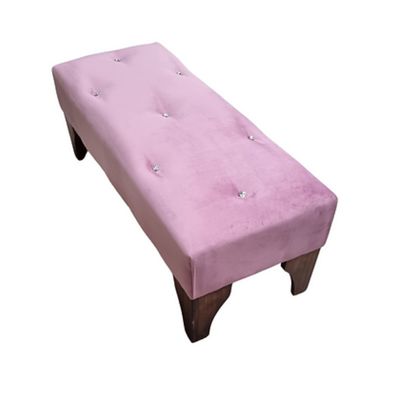 Imagen 2 del producto Banqueta Hvm palo rosa Felpa