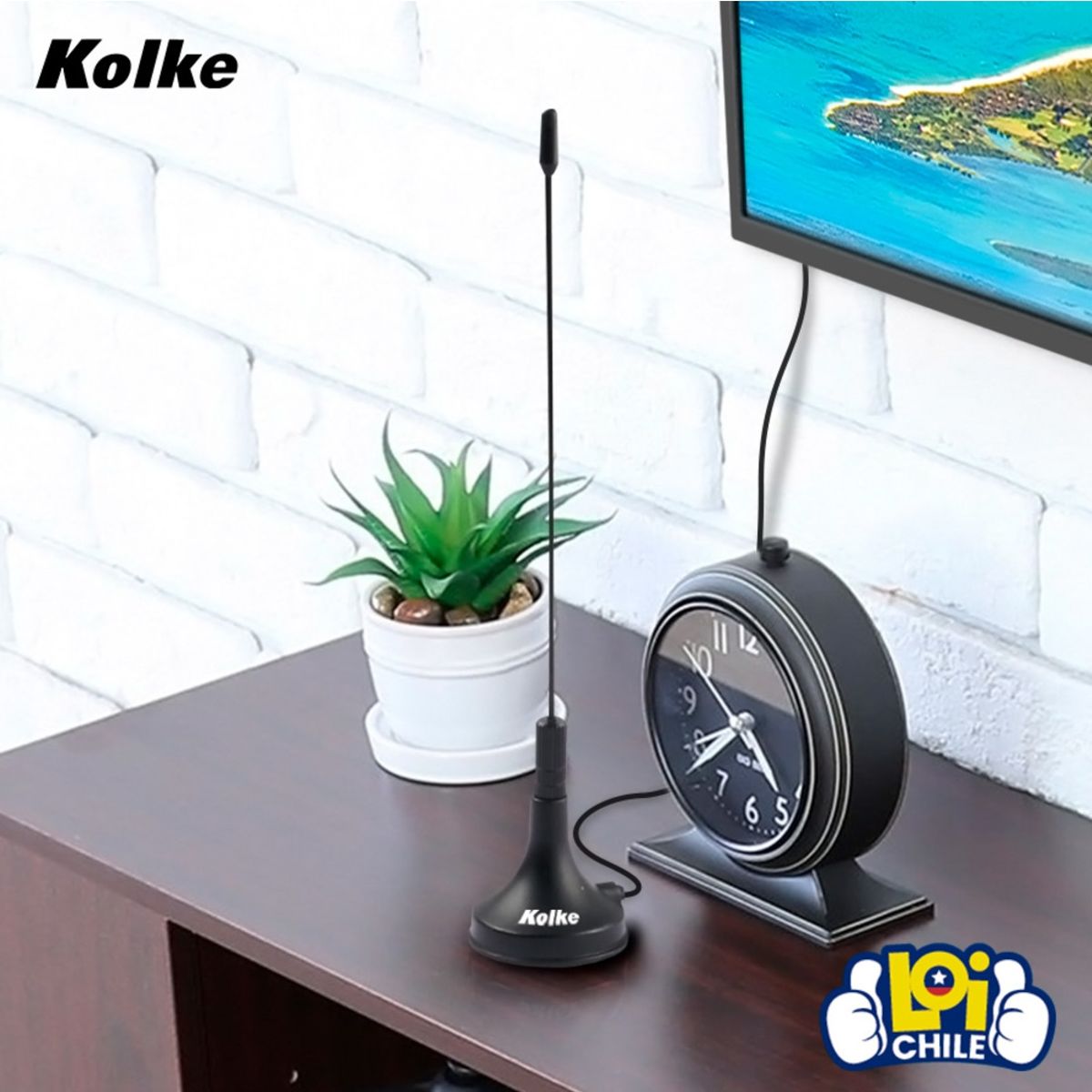 KOLKE - Antena de TV Digital Kolke de Interior Anti Interferencias