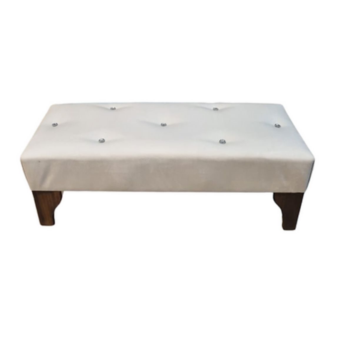 MUEBLES HVM - Banqueta Hvm beige  felpa