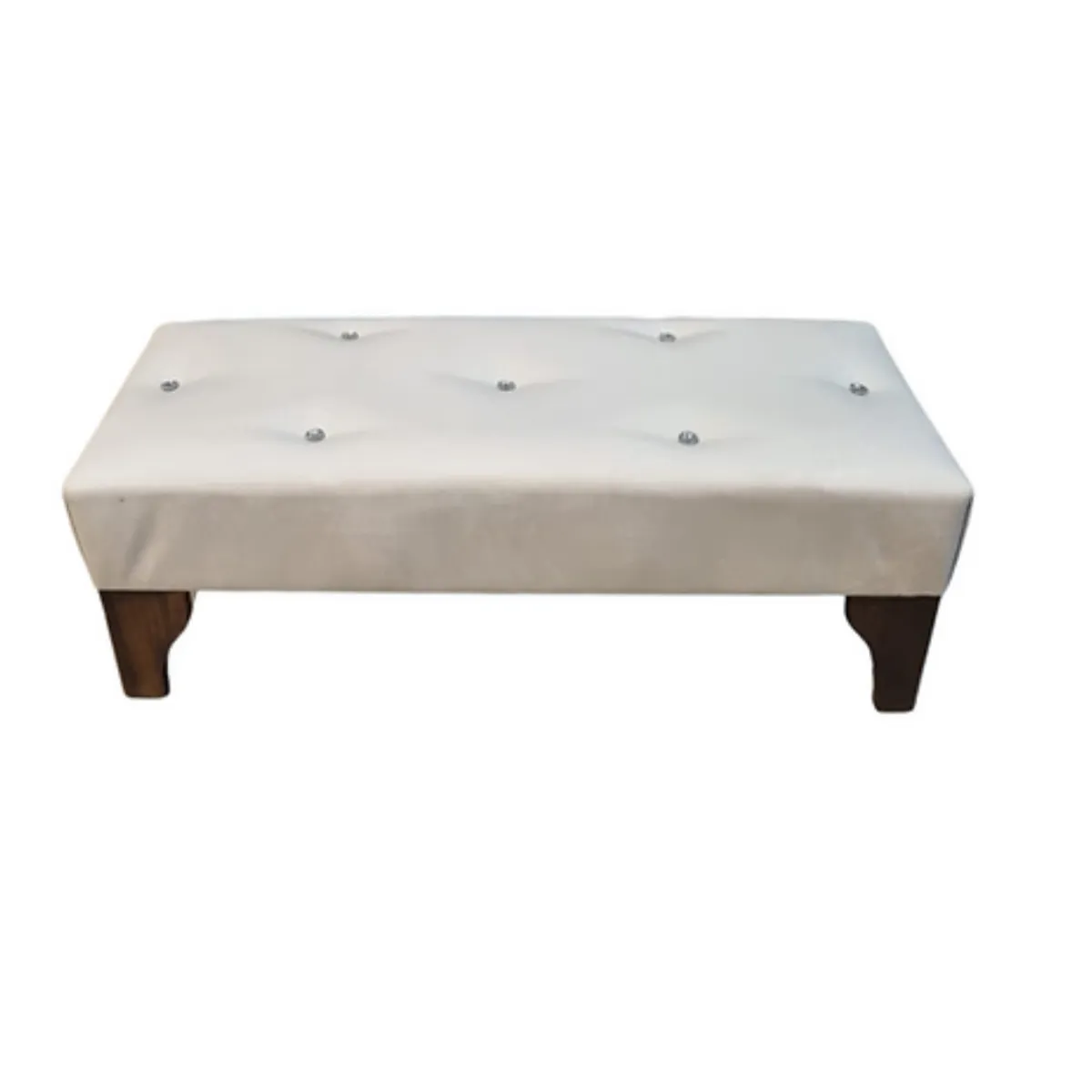 MUEBLES HVM - Banqueta Hvm beige  felpa