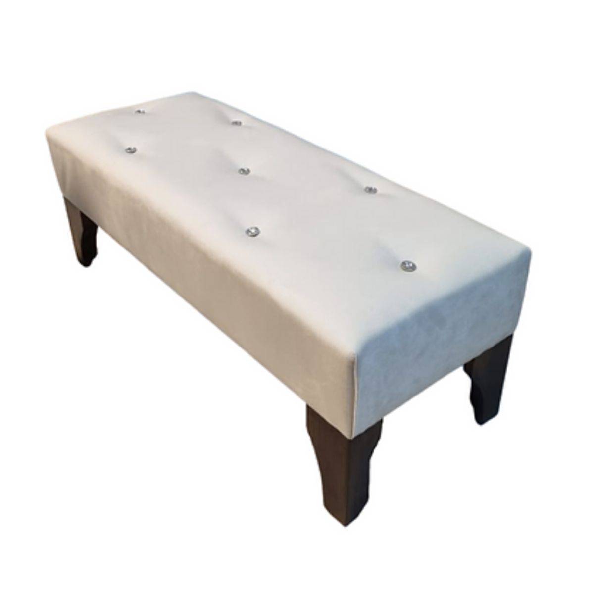 MUEBLES HVM - Banqueta Hvm beige  felpa