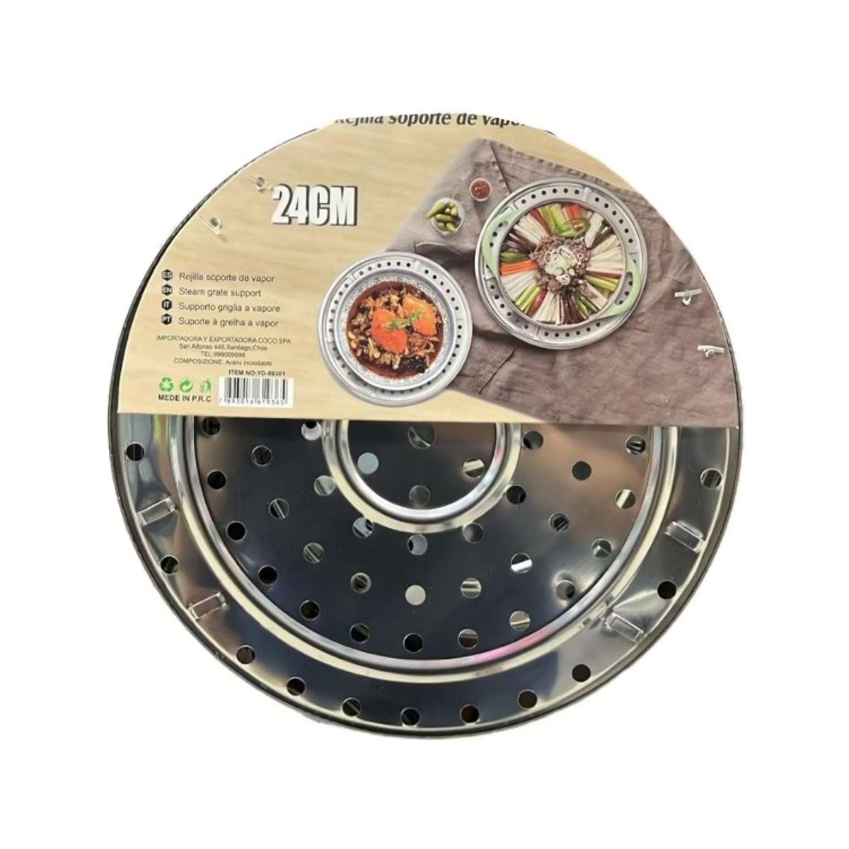 OEM - SET 2 REJILLA SPORTE DE VAPOR 24CM