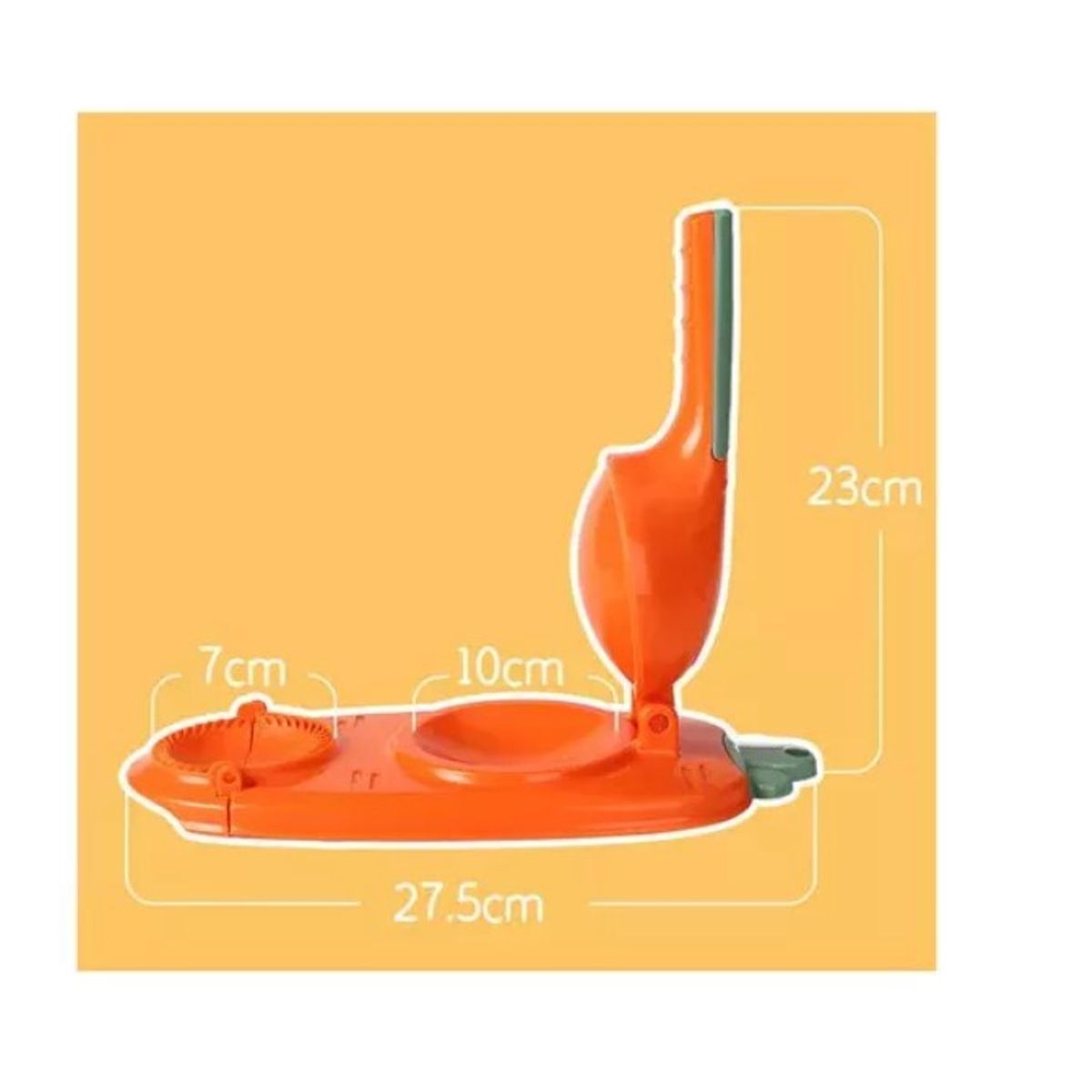 GENERICO - Máquina Para Hacer Pasteles 2 En 1, Prensa Manual, Dumpling