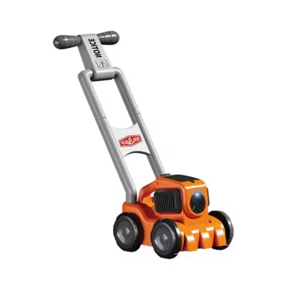 GENERICO - Juguete Carro Corta Cesped Lanza Burbujas Naranja Infantil