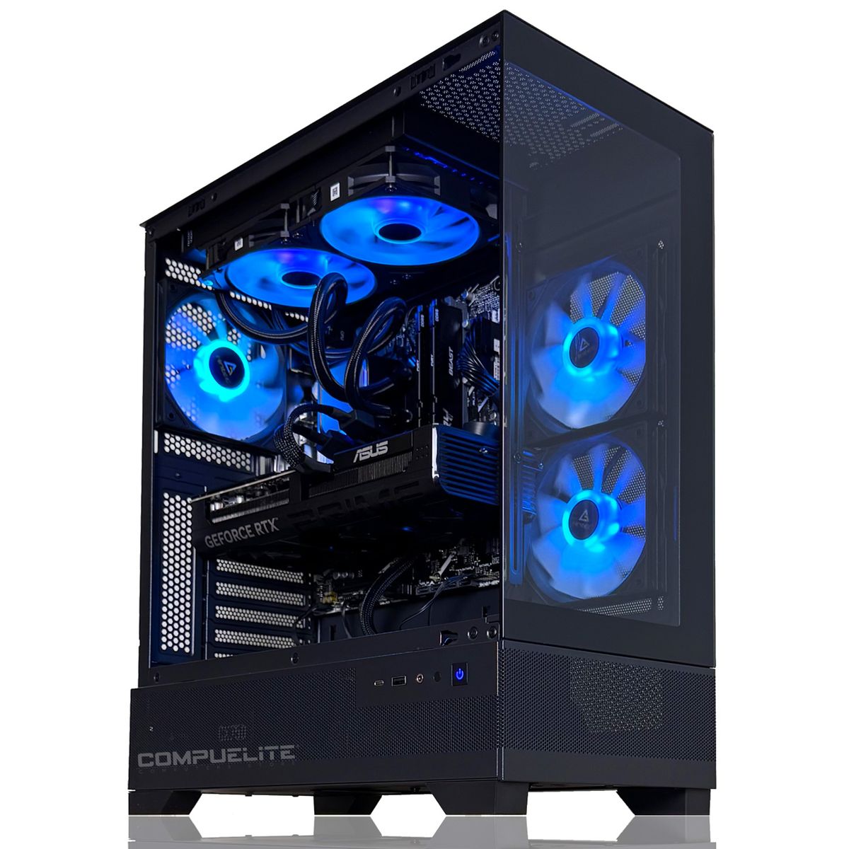 COMPU ELITE PC Gamer Intel i7 14700F 20-core + B760 WIFI+BT + 32GB DDR5 ...