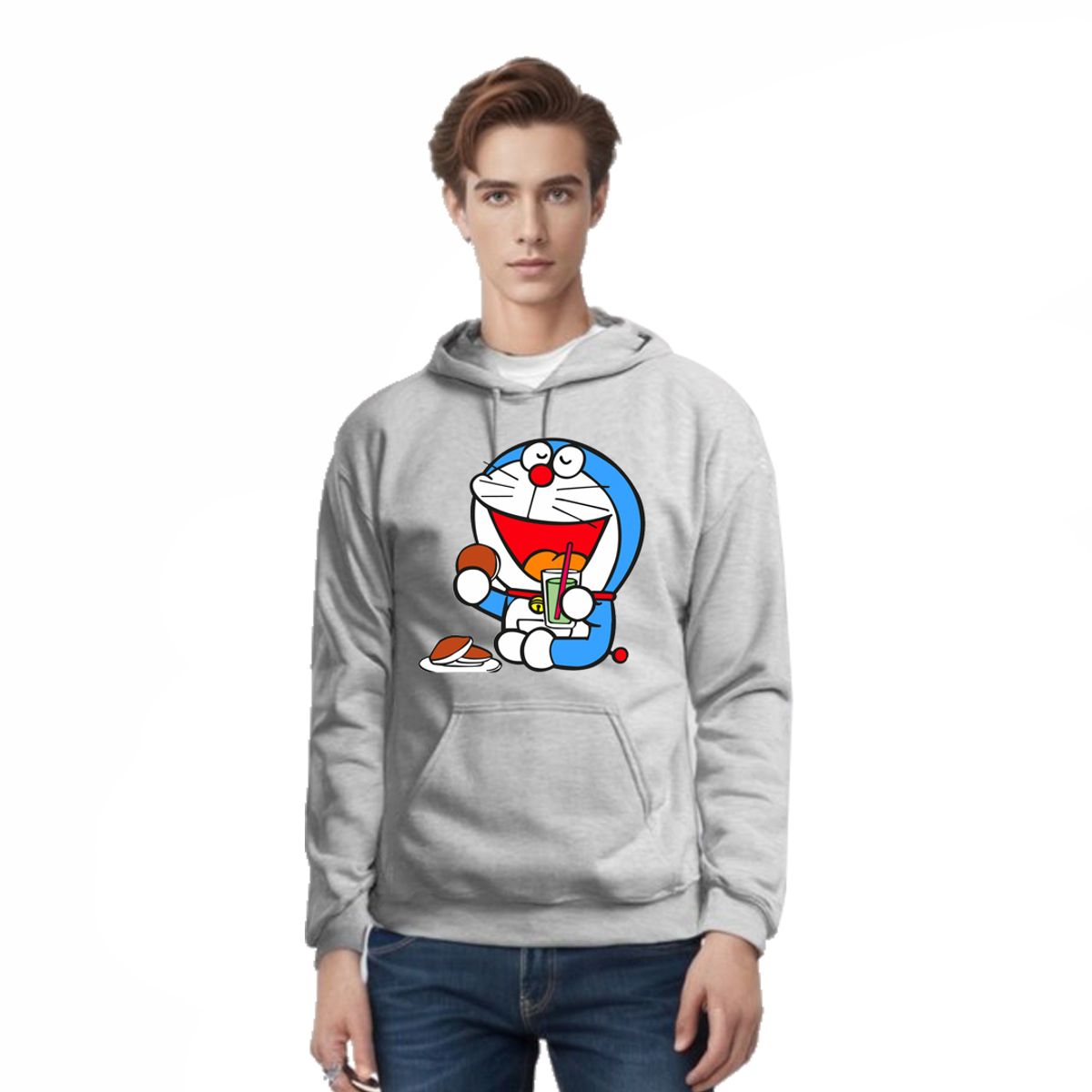 GENERICO - Poleron Doraemon Modelo Canguro