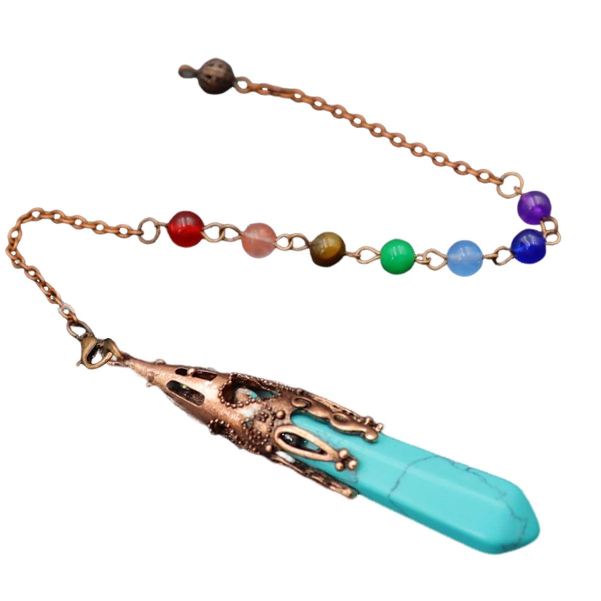 EDWINAYY - Adivinación De Chakra Colgante Cristal De Natural Cuarzo