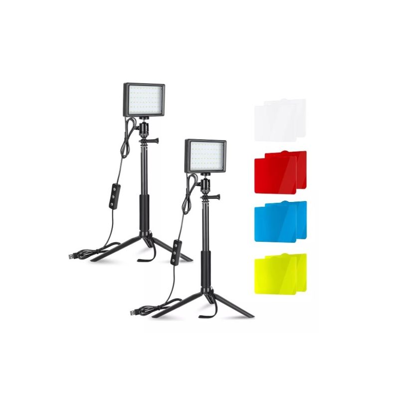 GENERICO - 2pcs Usb Led Kit Luz Video Iluminación Fotografía Regulable