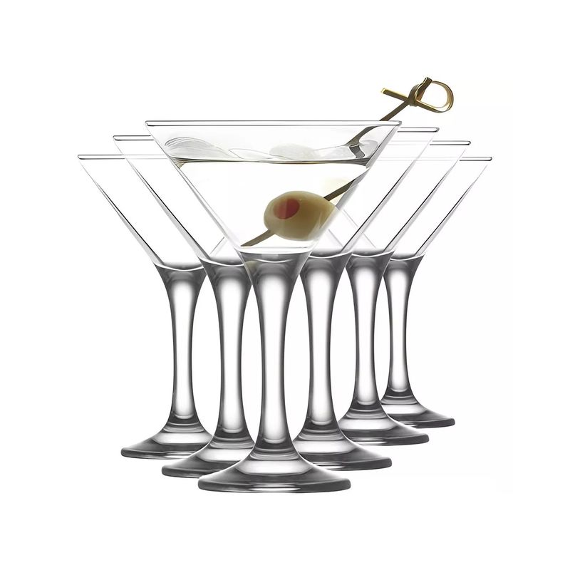 GENERICO - Set De 6 Copas Martini Manhatan Daiquiris Premium Linea Lav