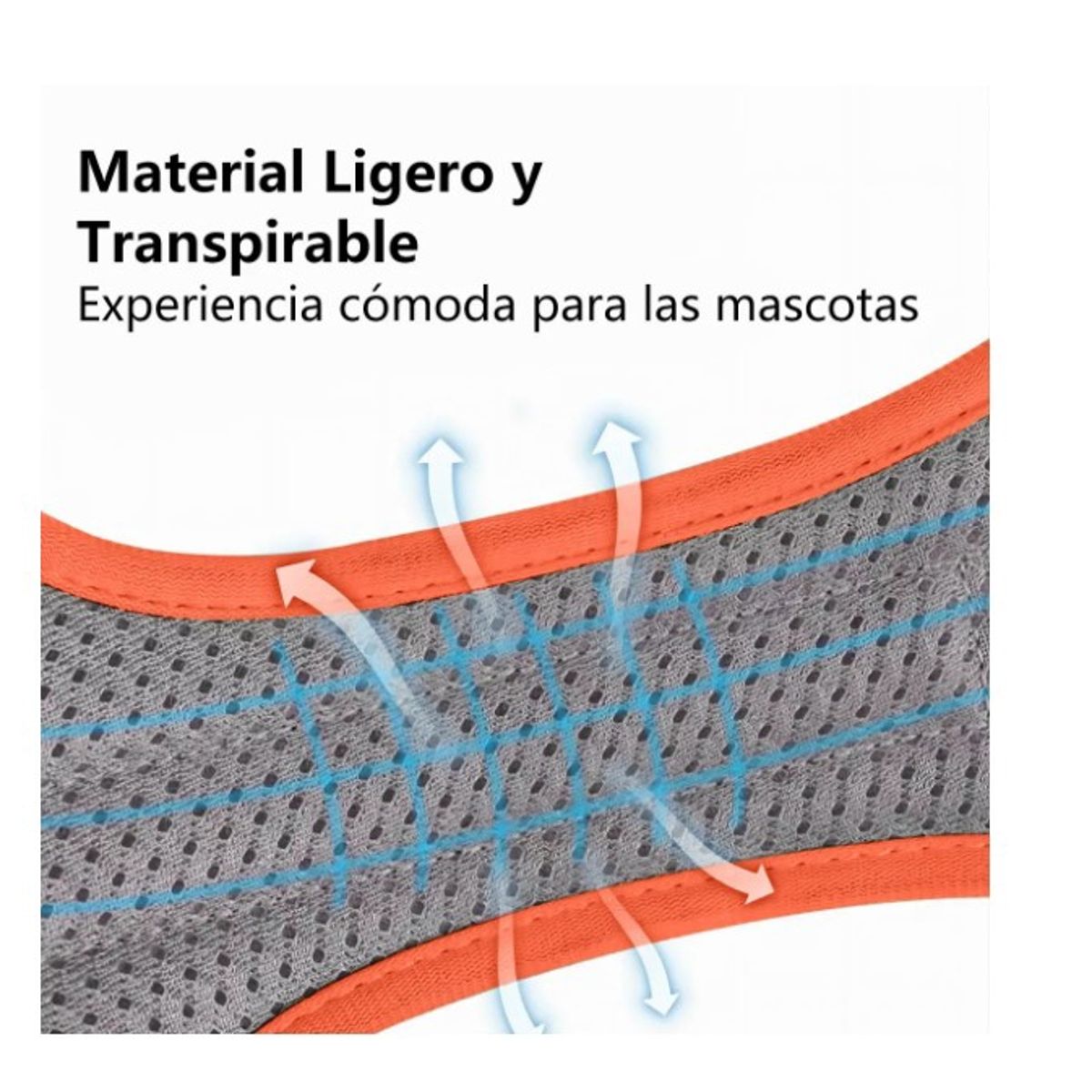 GENERICO - Arnés Reflecantes Ajustable Seguridad Acolchado Naranja T- S