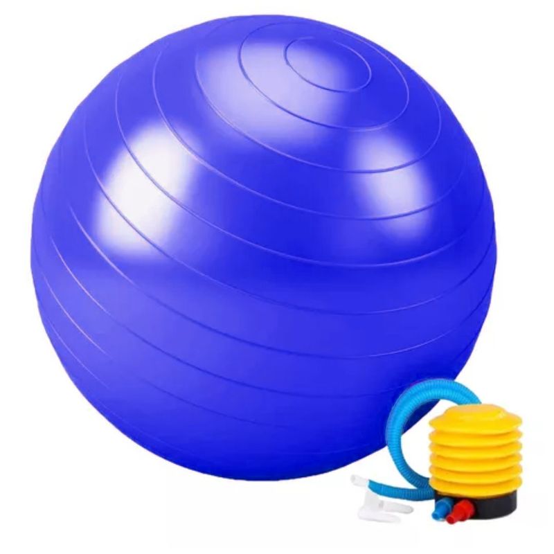 GENERICO - Pelota Balon 55 cm Pilates Yoga + Inflador