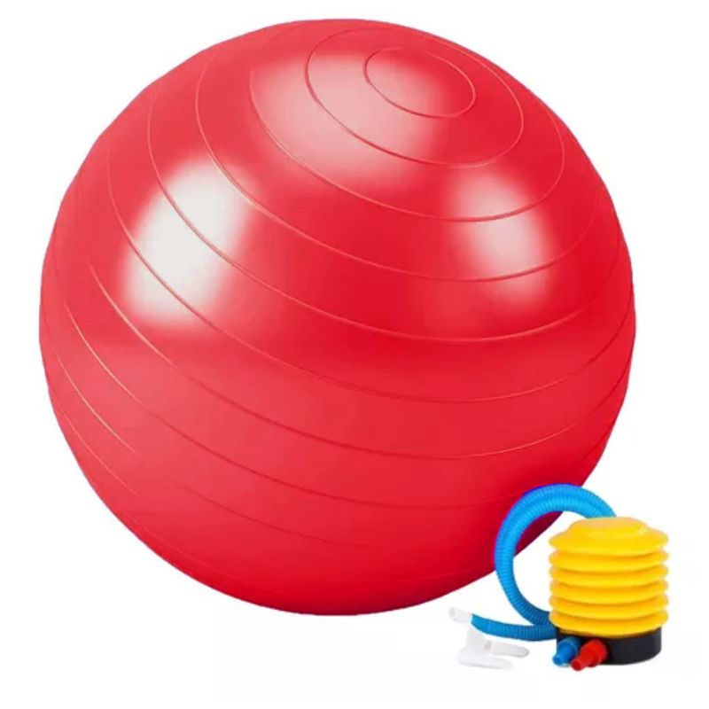 GENERICO - Pelota Balon 55 cm Pilates Yoga + Inflador
