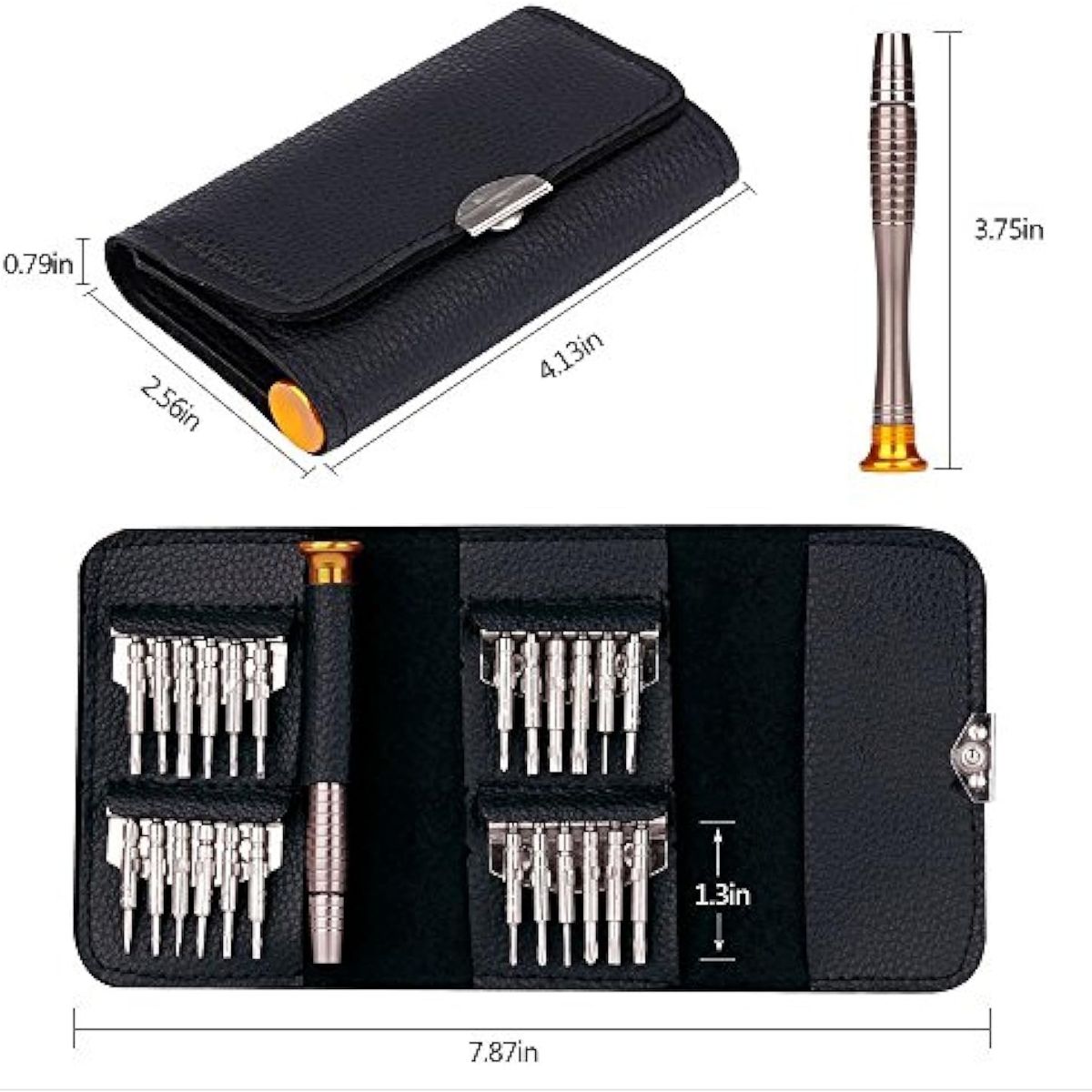 EDWINAYY - Juego Destornilladores Precisión 25 En 1 Teléfono Notebook