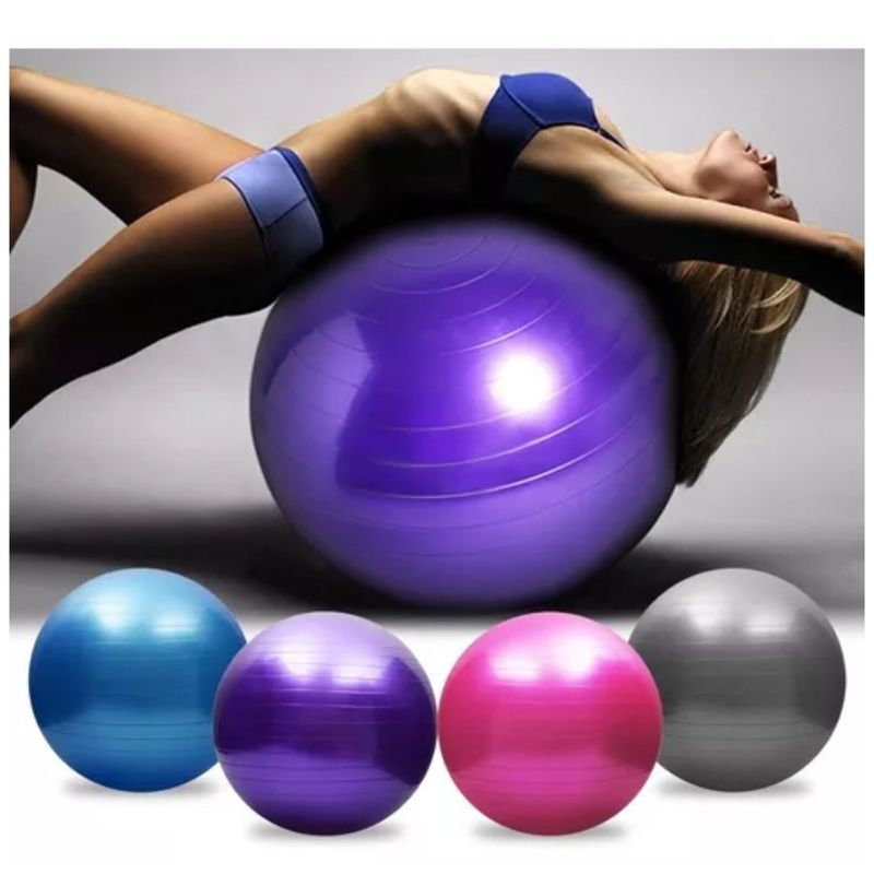 GENERICO - Pelota Balon 65 cm Pilates Yoga + Inflador