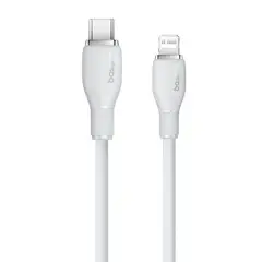 BASEUS - Cable de Carga Rápida Tipo C a Lightning de 200 cm - 20W Blanco