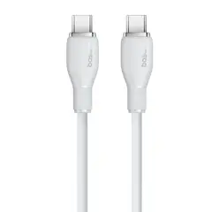 BASEUS - Cable de Carga Rápida Tipo-C a Tipo-C de 150 cm - 100W Blanco