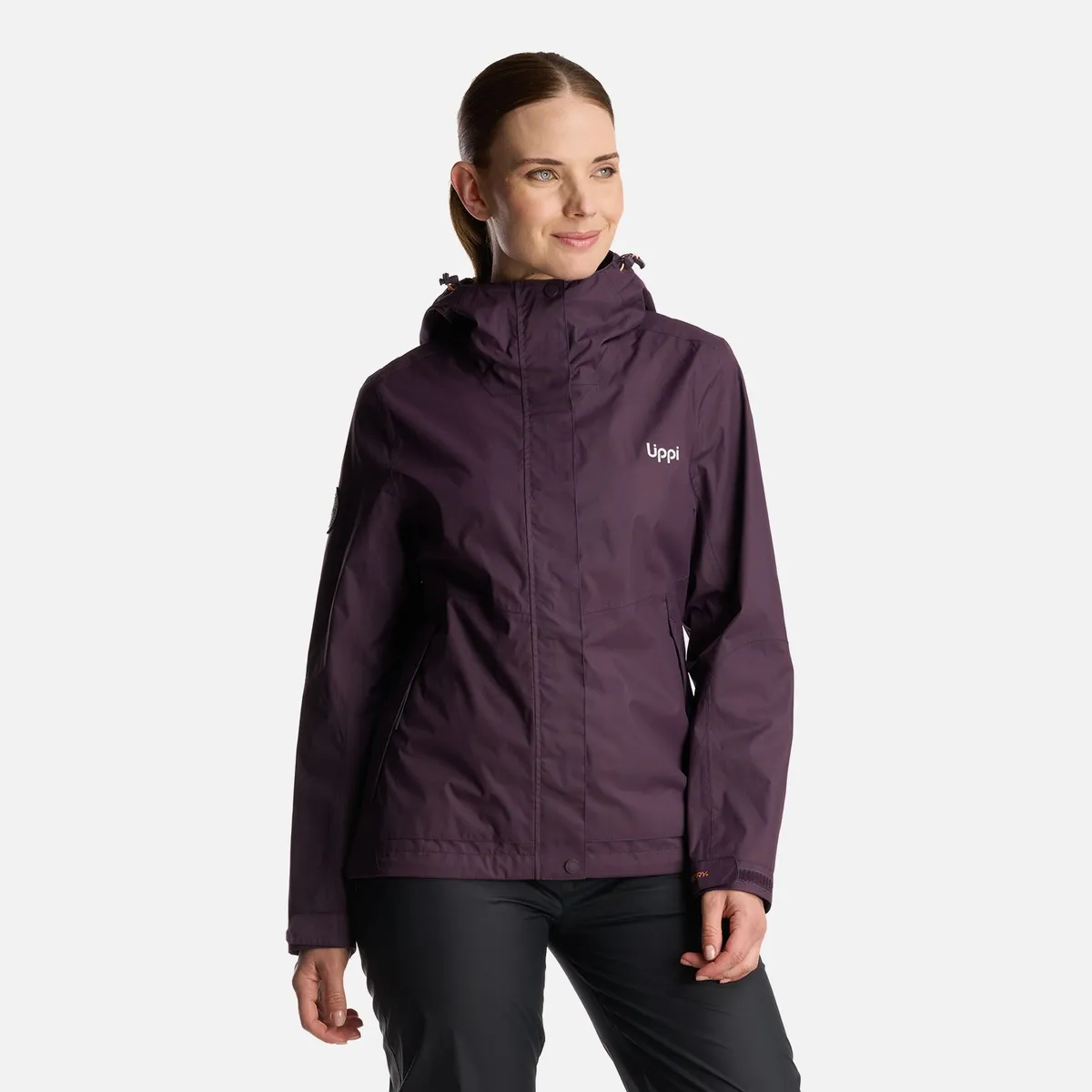 LIPPI - Chaqueta Mujer Blizzard B-Dry Hoody Jacket Morado Oscuro Lippi