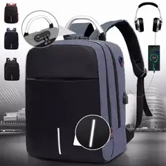 EDWINAYY - Mochila Maleta Seguridad Antirrobo Luminoso Con Puerto Usb