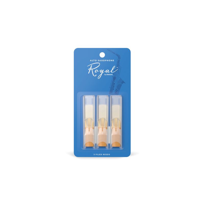 DADDARIO - Cañas Saxo Alto 2.5 pack 3 Royal RJB0325 Daddario