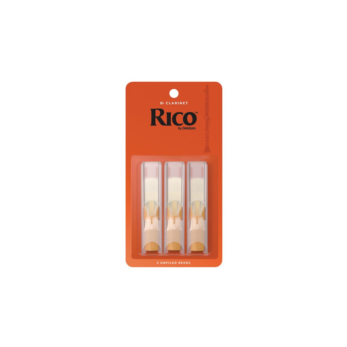 DADDARIO - Cañas Clarinete Bb 2.0 pack 3 Rico RCA0320 Daddario