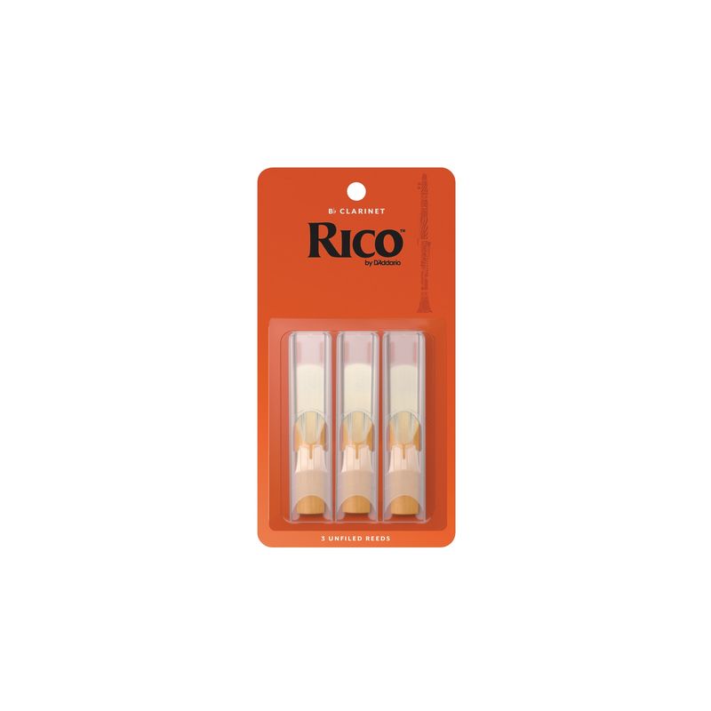 DADDARIO - Caña Clarinete Bb 2.5 pack 3 Rico RCA0325 Daddario