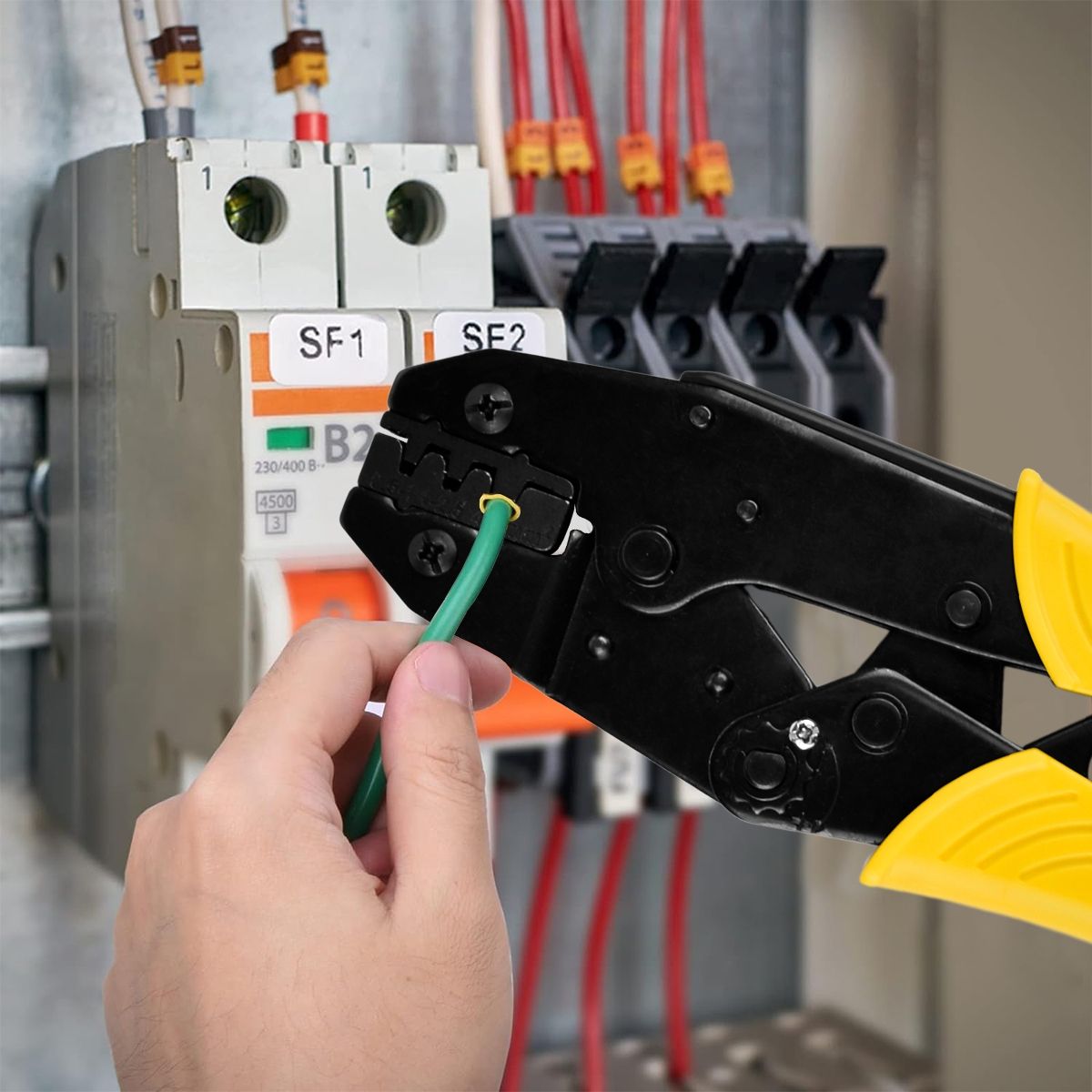 AIZO - Kit Pinzas Ponchadoras Con Destornillador