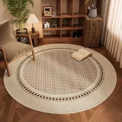 AIZO - Alfombras Grandes Suave Antideslizante160x160cm