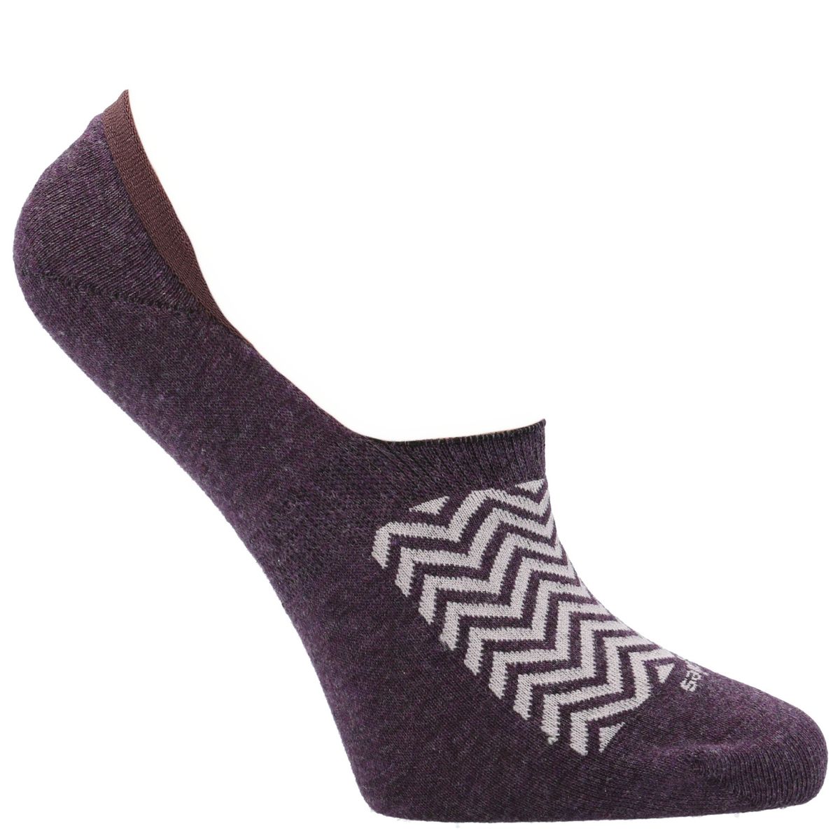 HUSH PUPPIES - Calcetín Algodón Mujer Inv Zigzag Morado HUSH PUPPIES