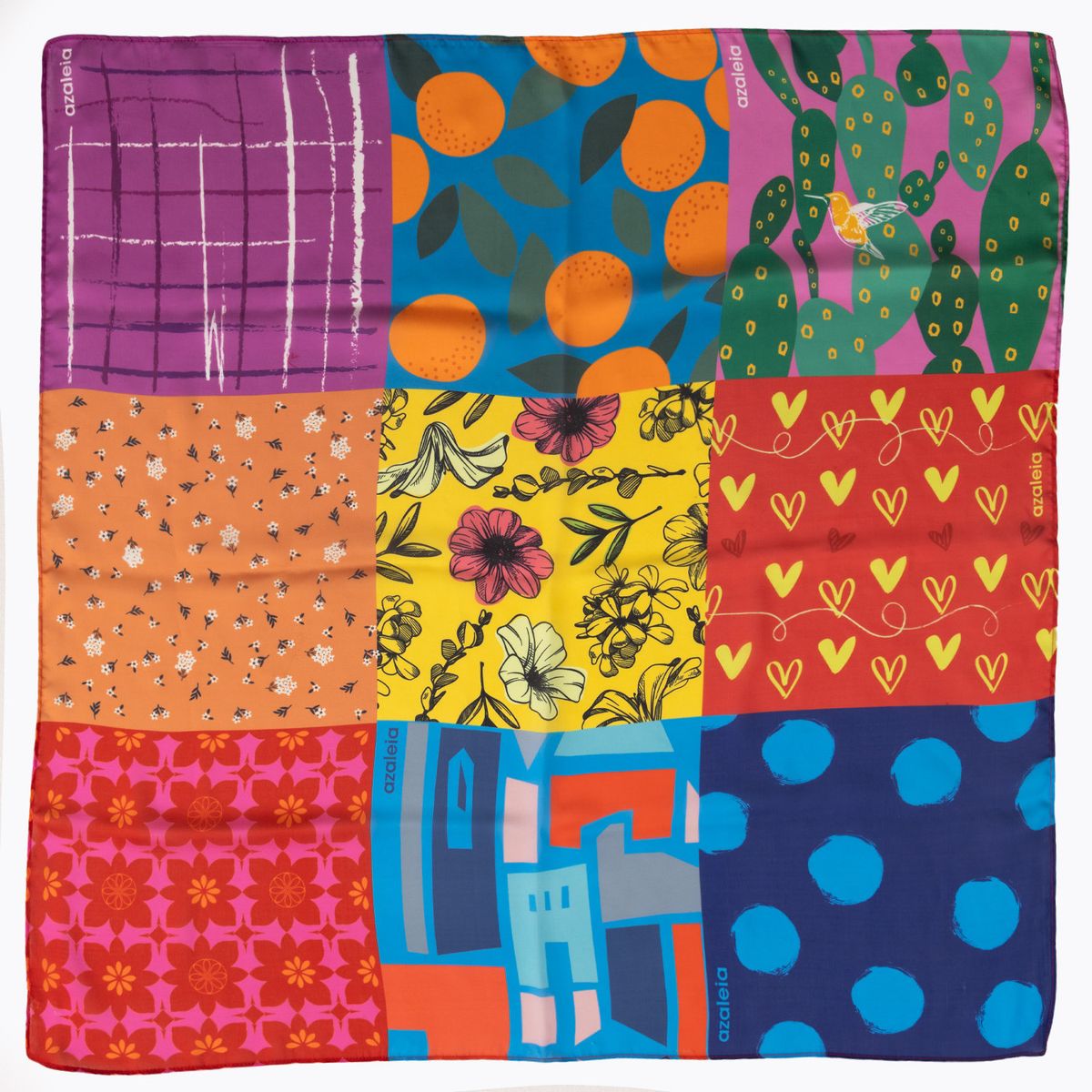 AZALEIA - Pañuelo Scarf Multicolor Mujer AZALEIA
