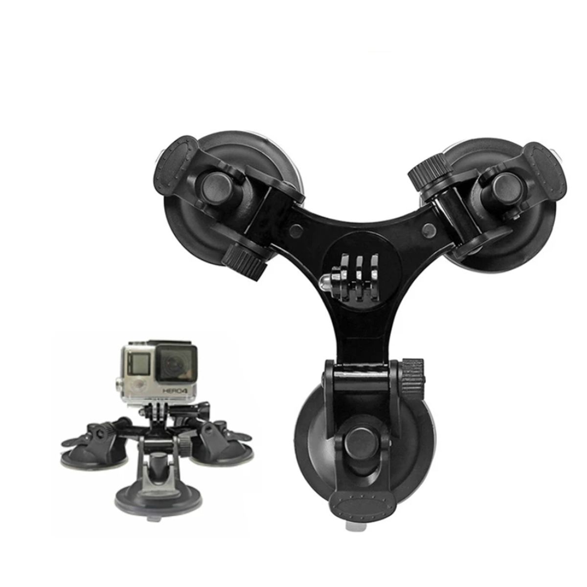 GENERICO - VENTOSA TRIPLE PARA GOPRO