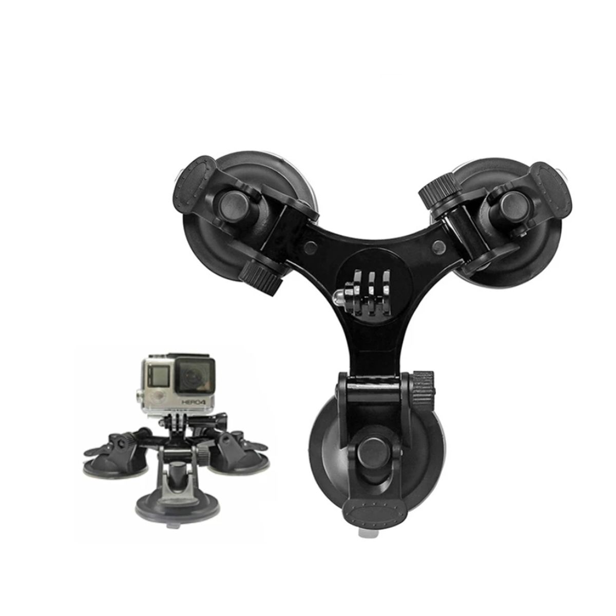 GENERICO - VENTOSA TRIPLE PARA GOPRO