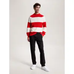 TOMMY HILFIGER - Pantalón Essential Denton Negro