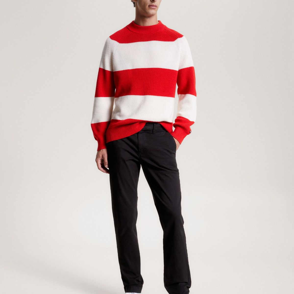 TOMMY HILFIGER - Pantalón Essential Denton Negro Tommy Hilfiger