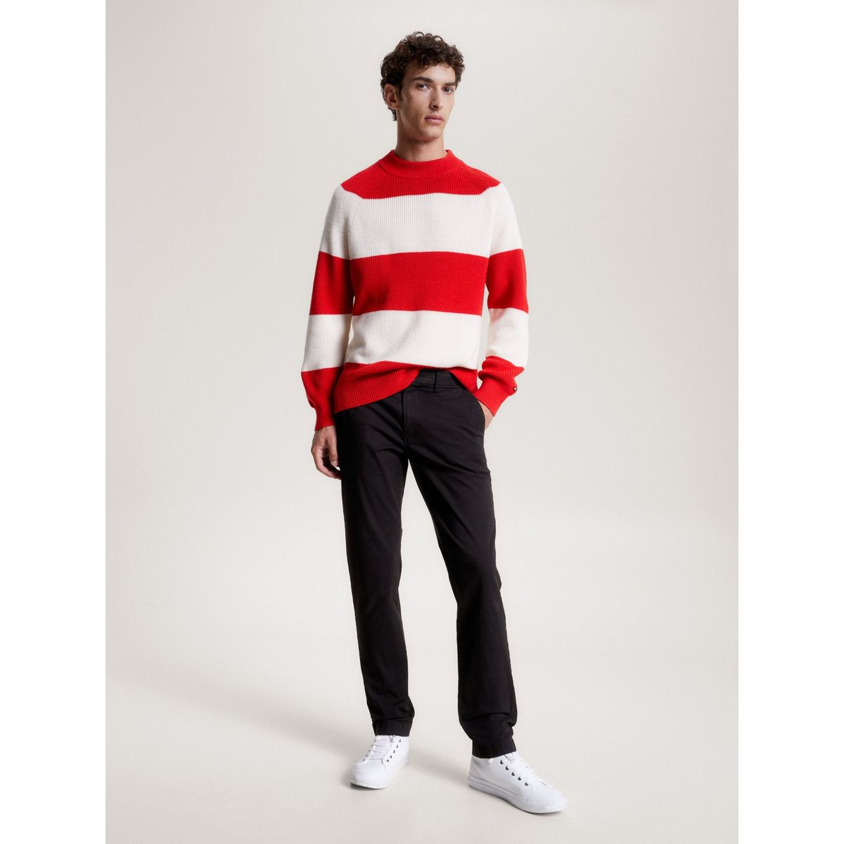 TOMMY HILFIGER - Pantalón Essential Denton Negro Tommy Hilfiger