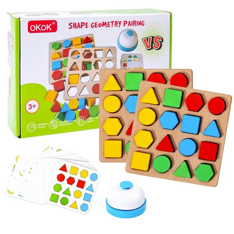 GENERICO - Juego de mesa empareja formas y colores