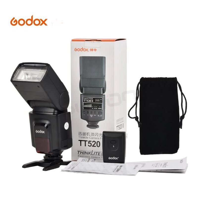 GENERICO - FLASH GODOX TT520II + TRANSMISOR MANUAL