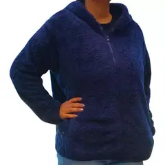 MPROPIA - Polerón Polar Corderito Peludo Mujer Invierno Colores 999